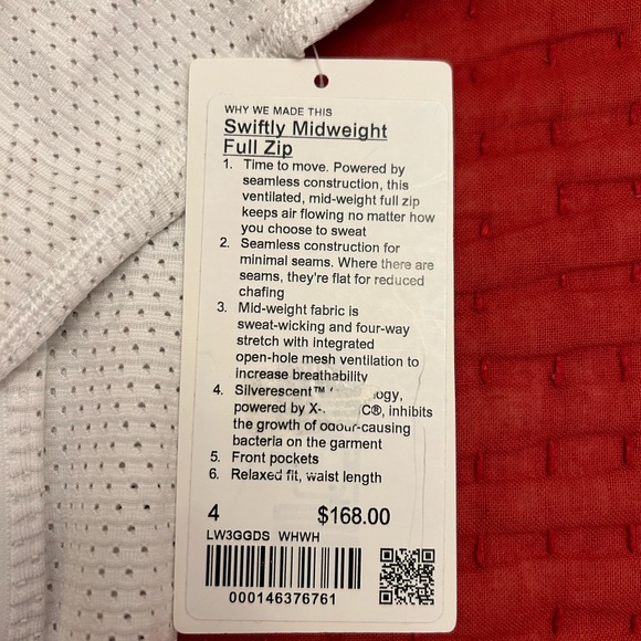 Lulu Lemon 
Swiftly Midweight Fullzip - Picture 3 of 3
